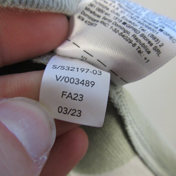 Athleta Retroterry Women's V-Neck Sweater Vest L Green Cotton Blend Athletic 328 - Picture 5 of 11